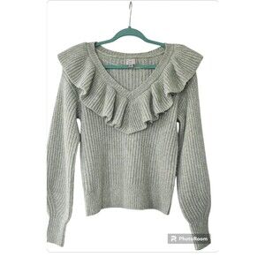 a new day Women's V-Neck Sweater in Light Green